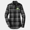 Ladies Plaid Flannel Tunic Thumbnail