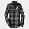 Ladies Plaid Flannel Tunic Thumbnail