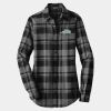 Ladies Plaid Flannel Tunic Thumbnail