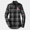 Ladies Plaid Flannel Tunic Thumbnail