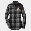 Ladies Plaid Flannel Tunic Thumbnail