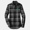 Ladies Plaid Flannel Tunic Thumbnail