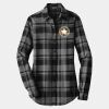Ladies Plaid Flannel Tunic Thumbnail