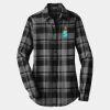 Ladies Plaid Flannel Tunic Thumbnail