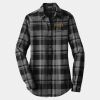 Ladies Plaid Flannel Tunic Thumbnail