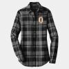 Ladies Plaid Flannel Tunic Thumbnail