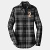Ladies Plaid Flannel Tunic Thumbnail