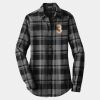 Ladies Plaid Flannel Tunic Thumbnail