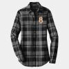 Ladies Plaid Flannel Tunic Thumbnail