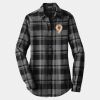 Ladies Plaid Flannel Tunic Thumbnail