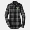Ladies Plaid Flannel Tunic Thumbnail