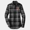 Ladies Plaid Flannel Tunic Thumbnail