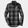 Ladies Plaid Flannel Tunic Thumbnail