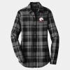 Ladies Plaid Flannel Tunic Thumbnail