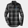 Ladies Plaid Flannel Tunic Thumbnail
