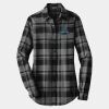 Ladies Plaid Flannel Tunic Thumbnail