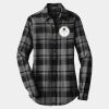 Ladies Plaid Flannel Tunic Thumbnail