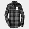 Ladies Plaid Flannel Tunic Thumbnail
