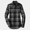 Ladies Plaid Flannel Tunic Thumbnail