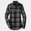 Ladies Plaid Flannel Tunic Thumbnail