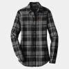 Ladies Plaid Flannel Tunic Thumbnail