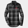 Ladies Plaid Flannel Tunic Thumbnail
