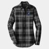 Ladies Plaid Flannel Tunic Thumbnail