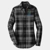 Ladies Plaid Flannel Tunic Thumbnail