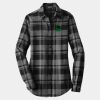 Ladies Plaid Flannel Tunic Thumbnail
