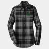 Ladies Plaid Flannel Tunic Thumbnail