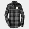 Ladies Plaid Flannel Tunic Thumbnail