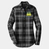 Ladies Plaid Flannel Tunic Thumbnail
