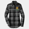Ladies Plaid Flannel Tunic Thumbnail