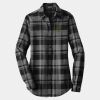 Ladies Plaid Flannel Tunic Thumbnail