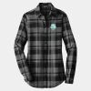 Ladies Plaid Flannel Tunic Thumbnail