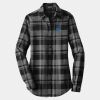 Ladies Plaid Flannel Tunic Thumbnail