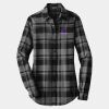 Ladies Plaid Flannel Tunic Thumbnail