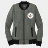 Ladies French Terry Baseball Full Zip Thumbnail