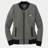 Ladies French Terry Baseball Full Zip Thumbnail