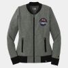 Ladies French Terry Baseball Full Zip Thumbnail