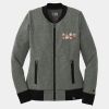 Ladies French Terry Baseball Full Zip Thumbnail