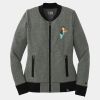 Ladies French Terry Baseball Full Zip Thumbnail