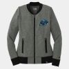Ladies French Terry Baseball Full Zip Thumbnail