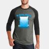 Heritage Blend 3/4 Sleeve Baseball Raglan Tee Thumbnail