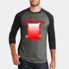 Heritage Blend 3/4 Sleeve Baseball Raglan Tee Thumbnail