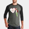 Heritage Blend 3/4 Sleeve Baseball Raglan Tee Thumbnail