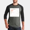Heritage Blend 3/4 Sleeve Baseball Raglan Tee Thumbnail