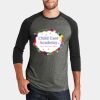 Heritage Blend 3/4 Sleeve Baseball Raglan Tee Thumbnail