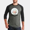 Heritage Blend 3/4 Sleeve Baseball Raglan Tee Thumbnail