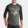 Heritage Blend 3/4 Sleeve Baseball Raglan Tee Thumbnail